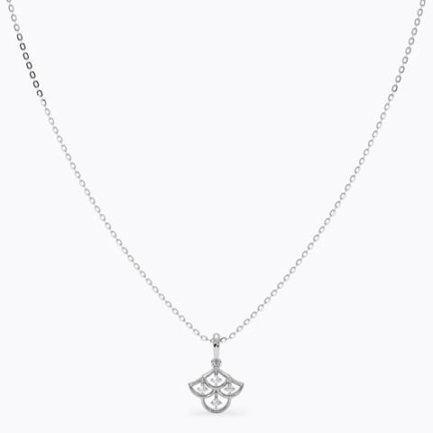 Embrace your power Diamond Necklace in 925 Silver