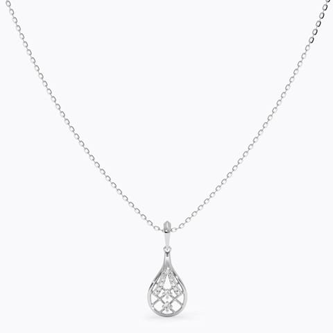 Own your light Diamond Necklace in 925 Silver