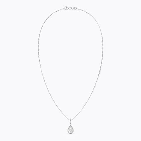 Own your light Diamond Necklace in 925 Silver Own your light Diamond Necklace in 925 Silver