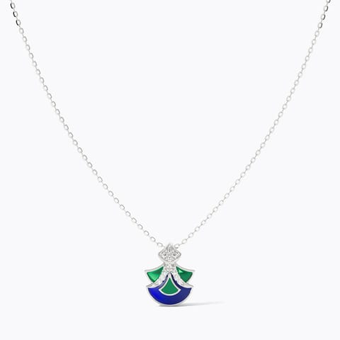 Majestic 925 Silver Diamond Necklace