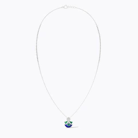 Majestic 925 Silver Diamond Necklace