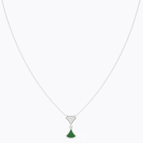 Pinnacle 925 Silver Diamond Pendant Necklace