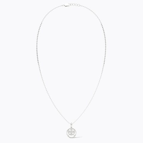 Reinvention 925 Silver Diamond Necklace