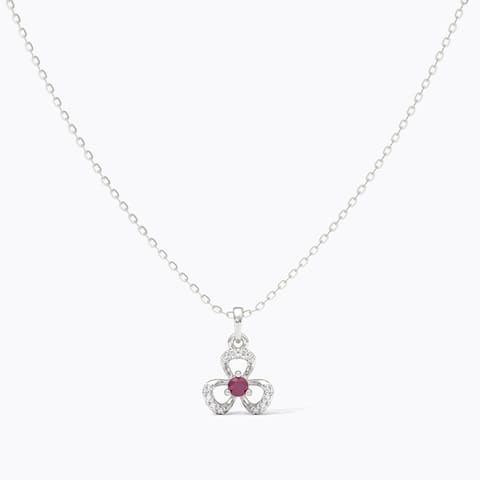 Cosmos 925 Silver Diamond Necklace Cosmos 925 Silver Diamond Necklace