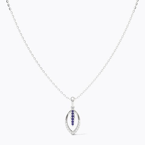 Oracle 925 Silver Diamond Necklace