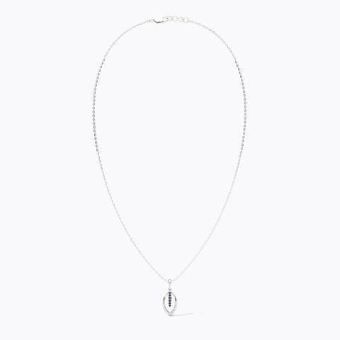 Oracle 925 Silver Diamond Necklace