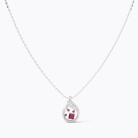 Tender 925 Silver Diamond Necklace