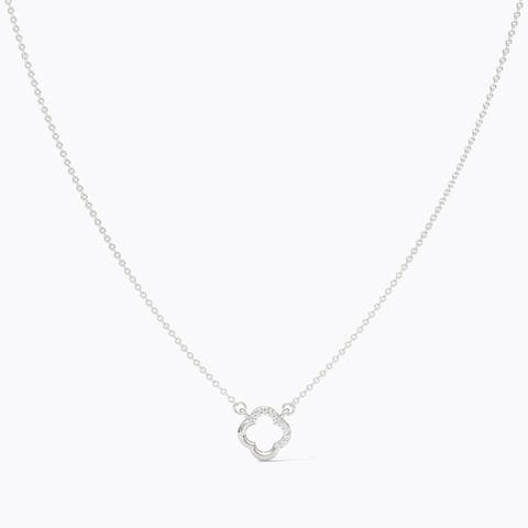 Clara 925 Silver Diamond Necklace