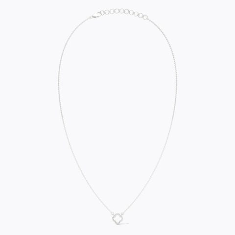 Clara 925 Silver Diamond Necklace