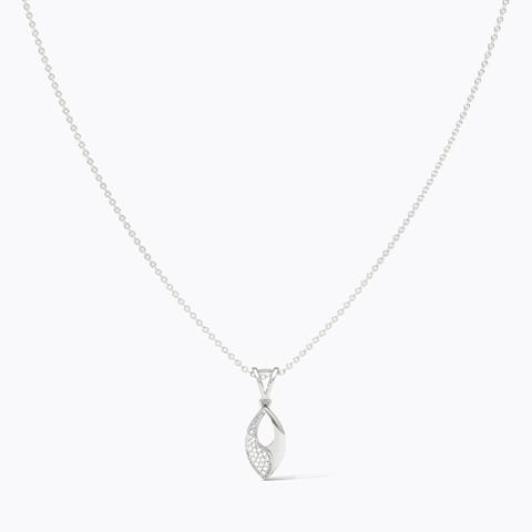 Genevieve 925 Silver Diamond Necklace