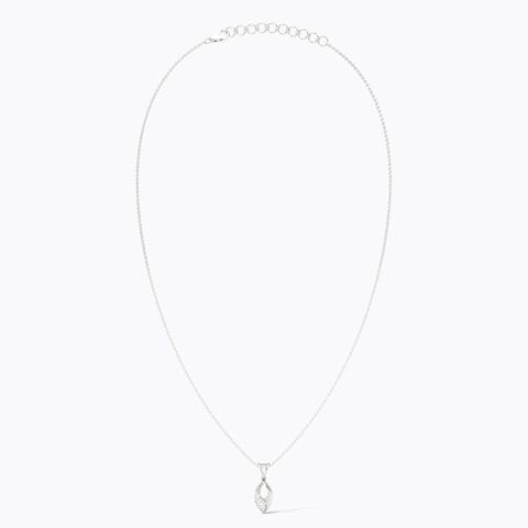 Genevieve 925 Silver Diamond Necklace
