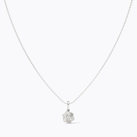 Thea 925 Silver Diamond Necklace