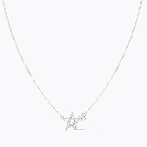 Twinkle 925 Silver Diamond Necklace Twinkle 925 Silver Diamond Necklace