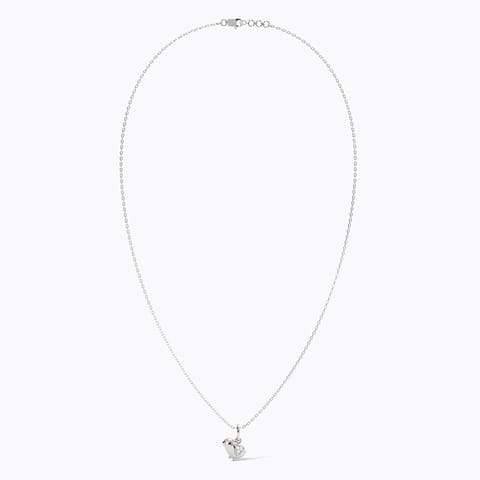 Cordate Gold Plated 925 Silver Diamond Necklace Cordate Gold Plated 925 Silver Diamond Necklace
