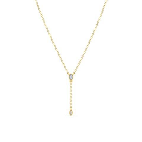 Duskveil 925 Silver Diamond Necklace