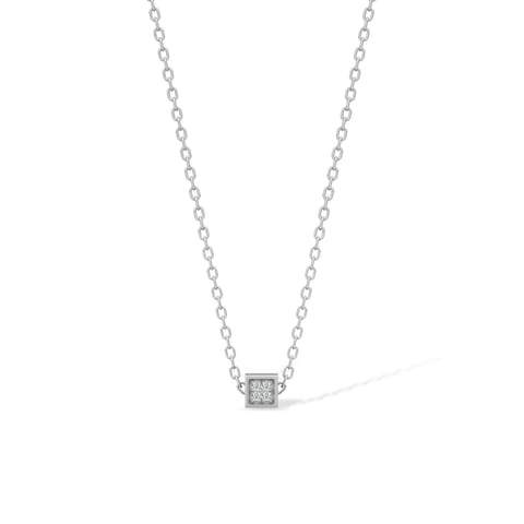 Hazy Lullaby 925 Silver Diamond Necklace Hazy Lullaby 925 Silver Diamond Necklace