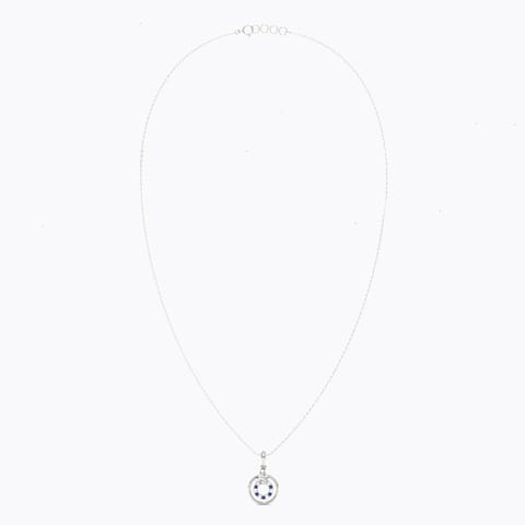 Taygeta 925 Silver Diamond Necklace