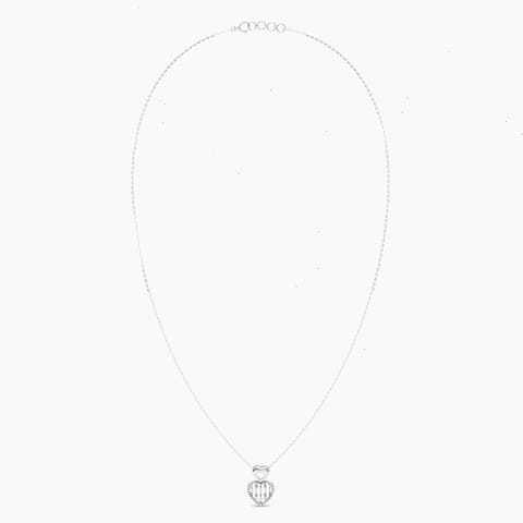 Markab 925 Silver Diamond Necklace Markab 925 Silver Diamond Necklace