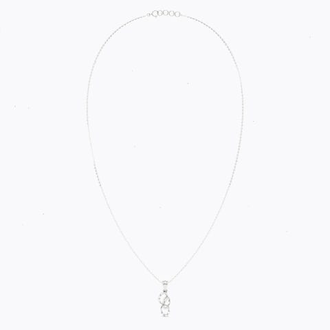 Columba 925 Silver Diamond Necklace
