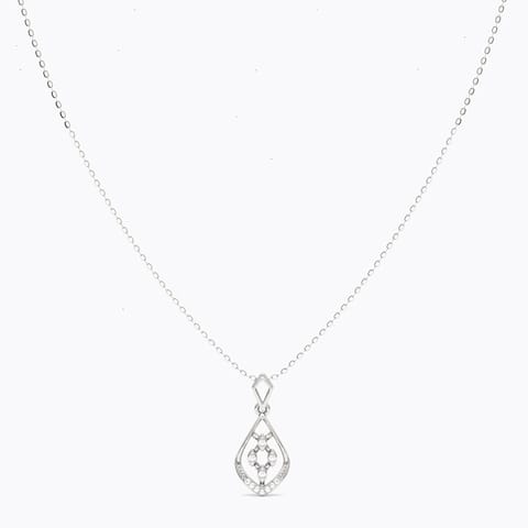 Hydra 925 Silver Diamond Necklace Hydra 925 Silver Diamond Necklace