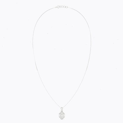 Puppis 925 Silver Diamond Necklace