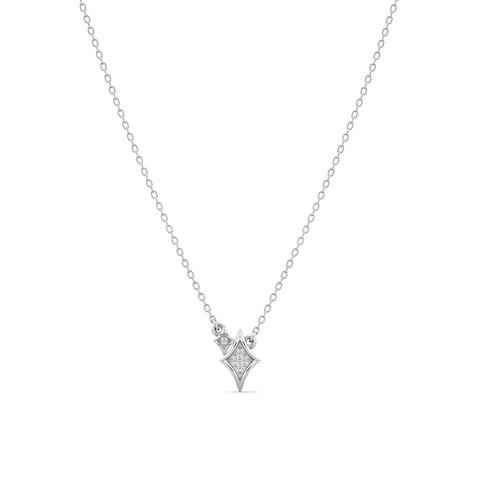 Corona Borealis 925 Silver Diamond Necklace Corona Borealis 925 Silver Diamond Necklace