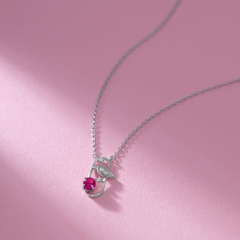Gioioso 925 Silver Diamond Necklace Gioioso 925 Silver Diamond Necklace