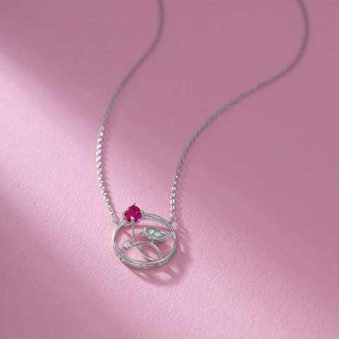 Amabile 925 Silver Diamond Necklace Amabile 925 Silver Diamond Necklace