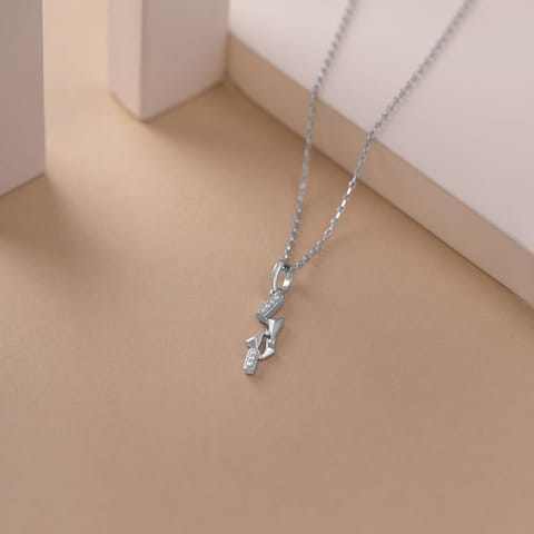 Infinite Horizon 925 Silver Diamond Necklace Infinite Horizon 925 Silver Diamond Necklace