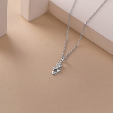 Luminous Wings 925 Silver Diamond Necklace Luminous Wings 925 Silver Diamond Necklace
