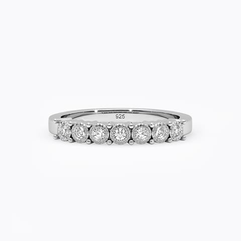Relentless Diamond Ring in 925 Silver