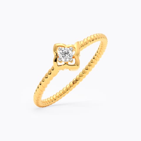 Prosper Diamond Ring in Gold Plated 925 Silver Prosper Diamond Ring in Gold Plated 925 Silver