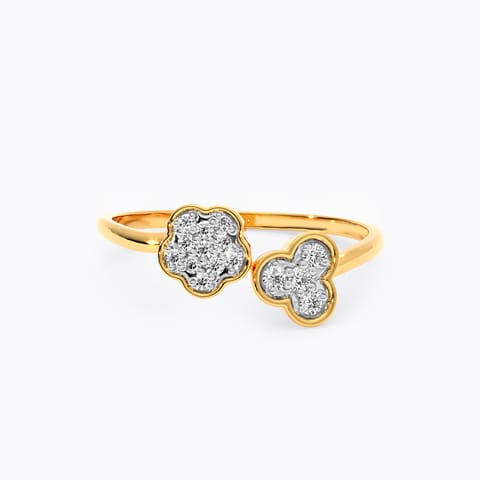 Empower Diamond Ring in Gold Plated 925 Silver