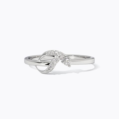 Create your destiny Diamond Ring in 925 Silver