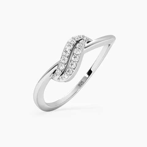 Feel your Power 925 Silver Diamond Ring Feel your Power 925 Silver Diamond Ring