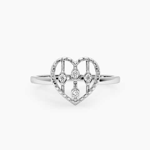 Make it happen 925 Silver Diamond Ring Make it happen 925 Silver Diamond Ring