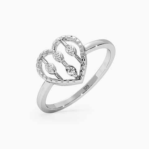 Make it happen 925 Silver Diamond Ring Make it happen 925 Silver Diamond Ring