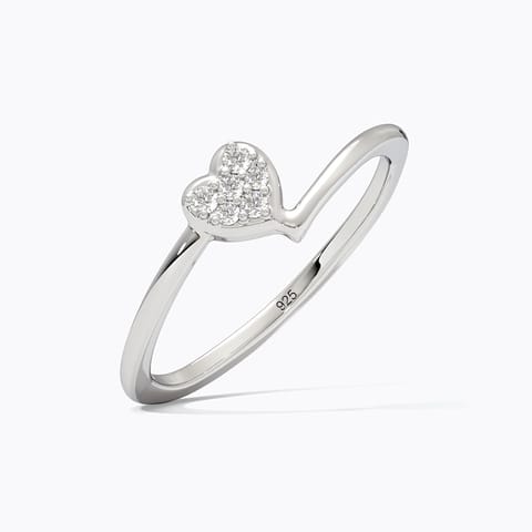 Every step forward Diamond Ring in 925 Silver Every step forward Diamond Ring in 925 Silver