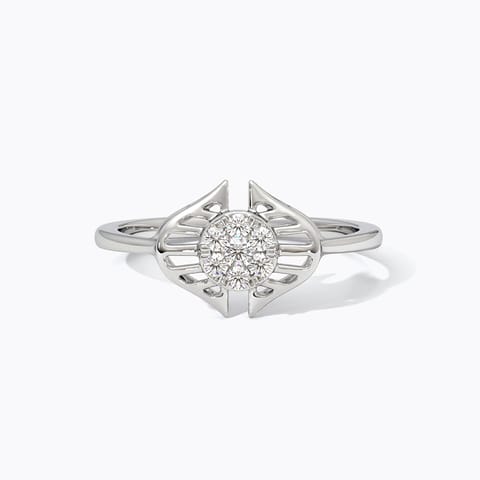 Leap of faith Diamond Ring in Gold Plated 925 Silver