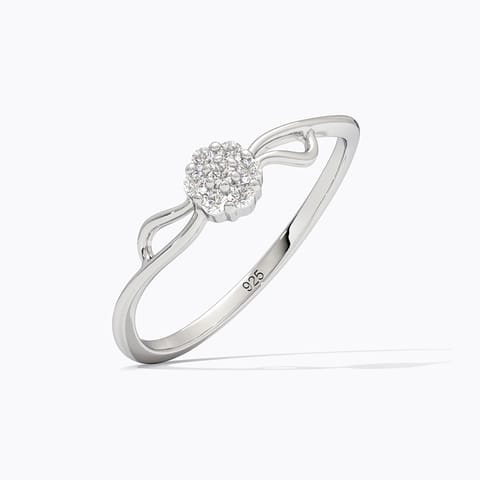 Trust the Process 925 Silver Diamond Ring Trust the Process 925 Silver Diamond Ring