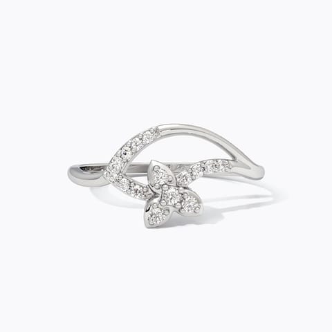 Embrace 925 Silver Diamond Ring Embrace 925 Silver Diamond Ring