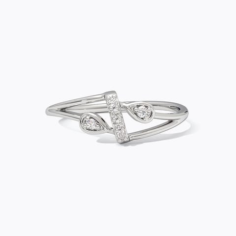 Leap of Faith 925 Silver Diamond Ring Leap of Faith 925 Silver Diamond Ring