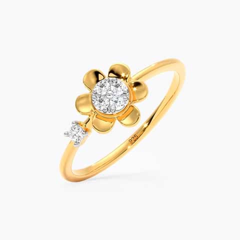 Unlimited Potential Diamond Ring in Gold Plated 925 Silver Unlimited Potential Diamond Ring in Gold Plated 925 Silver