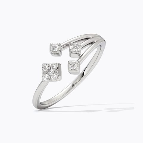 You are enough Diamond Ring in 925 Silver You are enough Diamond Ring in 925 Silver