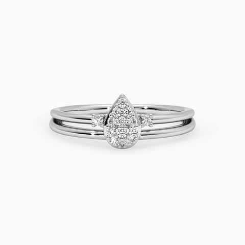 Make a move Diamond Ring in 925 Silver Make a move Diamond Ring in 925 Silver