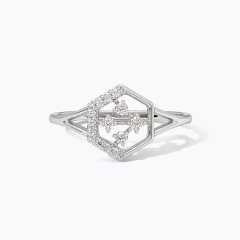 Take the leap Diamond Ring in 925 Silver Take the leap Diamond Ring in 925 Silver