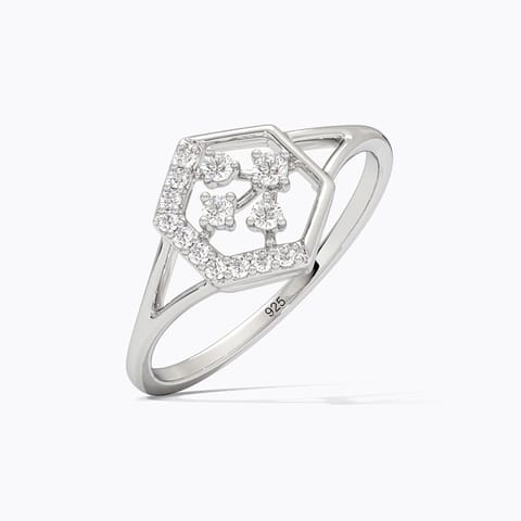 Take the leap Diamond Ring in 925 Silver Take the leap Diamond Ring in 925 Silver