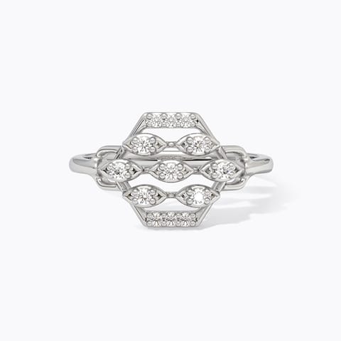 Change the game Diamond Ring in 925 Silver