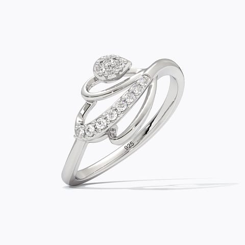 Find your balance 925 Silver Diamond Ring Find your balance 925 Silver Diamond Ring