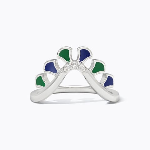 Majestic 925 Silver Diamond Ring